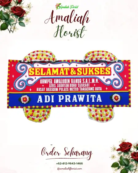 Papan Bunga Ucapan Selamat Amalatu